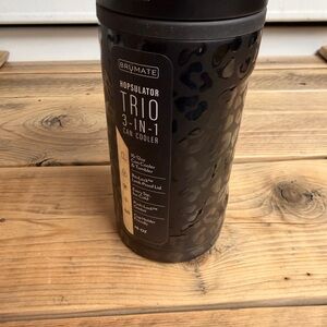 BrüMate Black Leopard Hopsulator Trio 3-in-1 Can Cooler